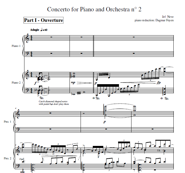 2nd Piano Concerto reduction 2 piano's