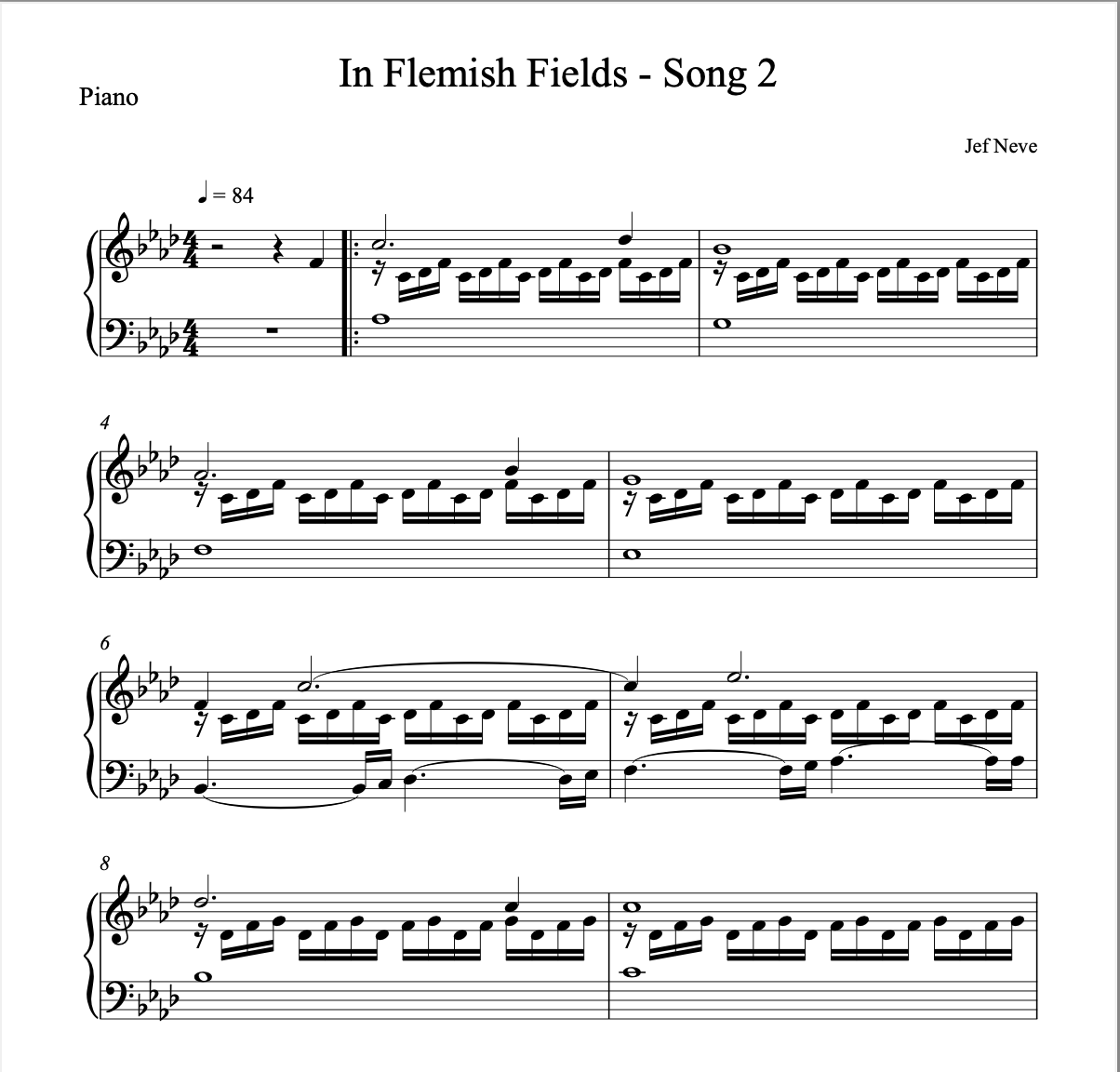 In Vlaamse Velden: Song 2