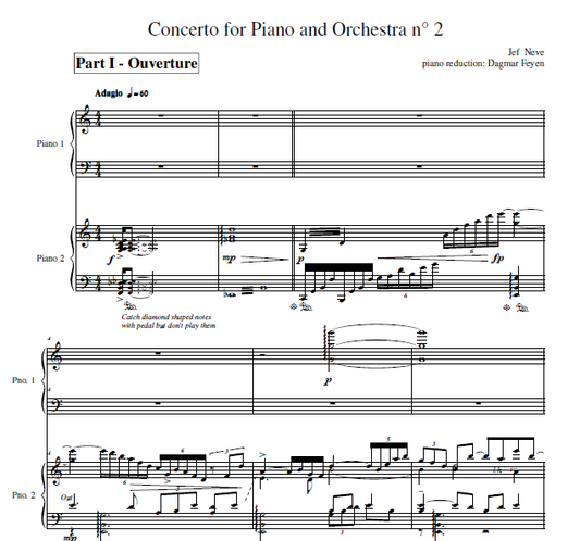 2nd Piano Concerto reduction 2 piano's