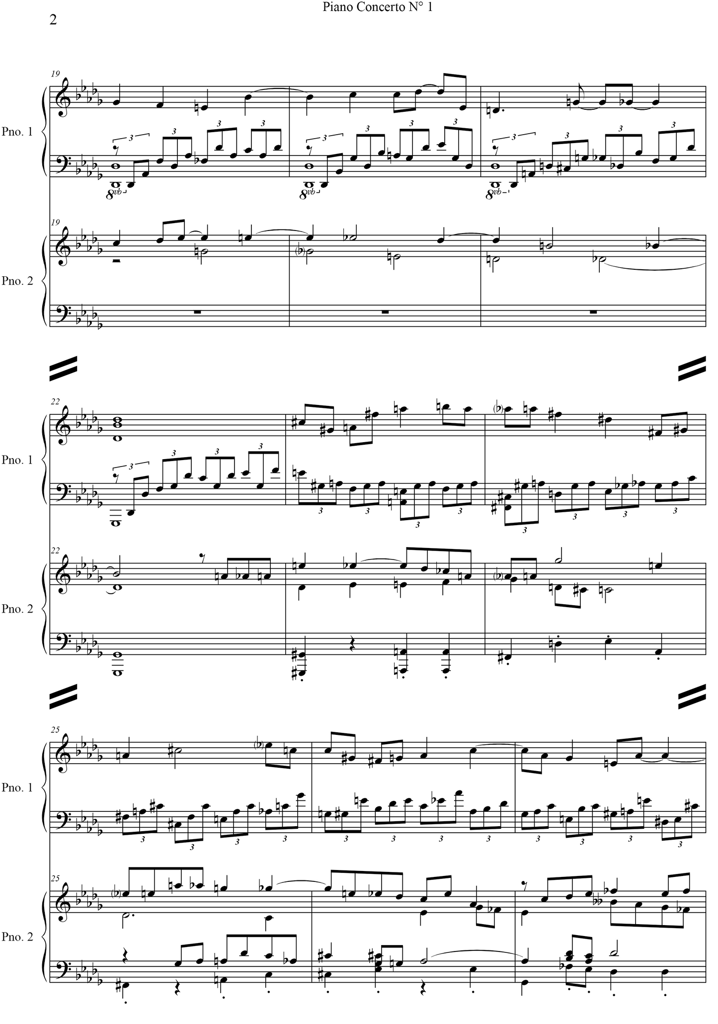 1st pianoconcerto reduction 2 pianos